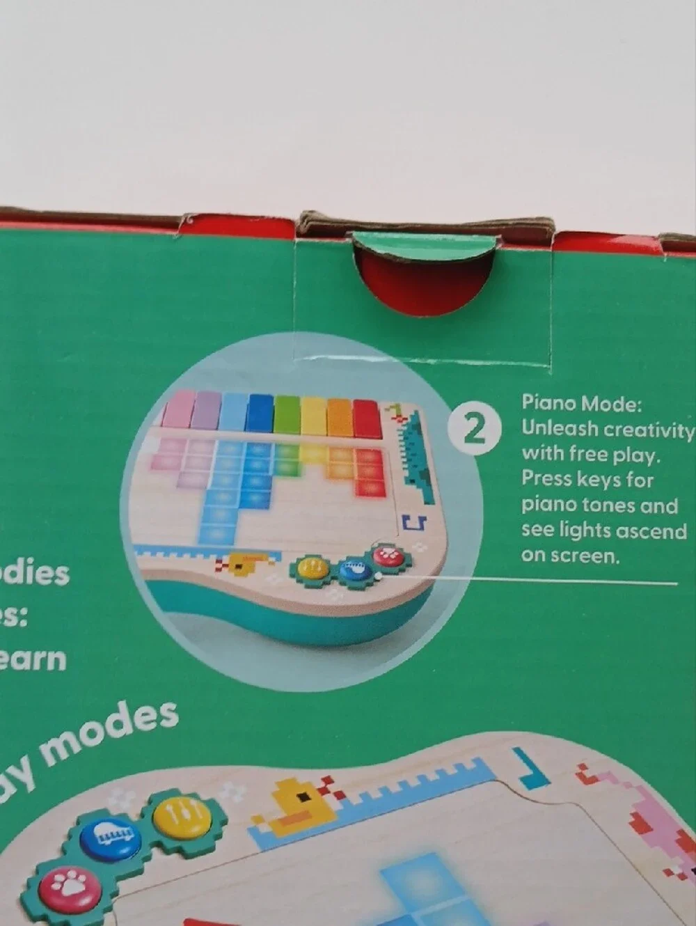 Rainbow Rhythm Piano - Colorful Kids Toy Piano